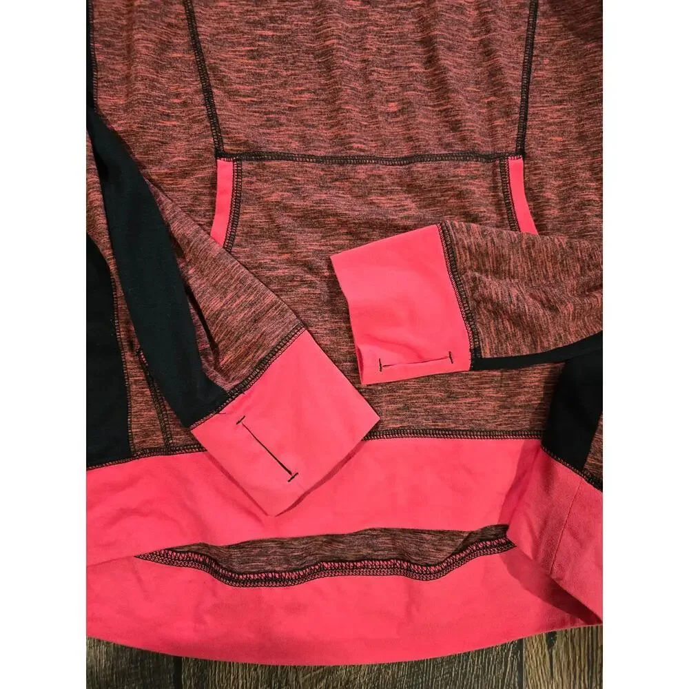 Maurices in MOTION Women's Heathered Red Cowl Neck Athletic Pullover Size Small